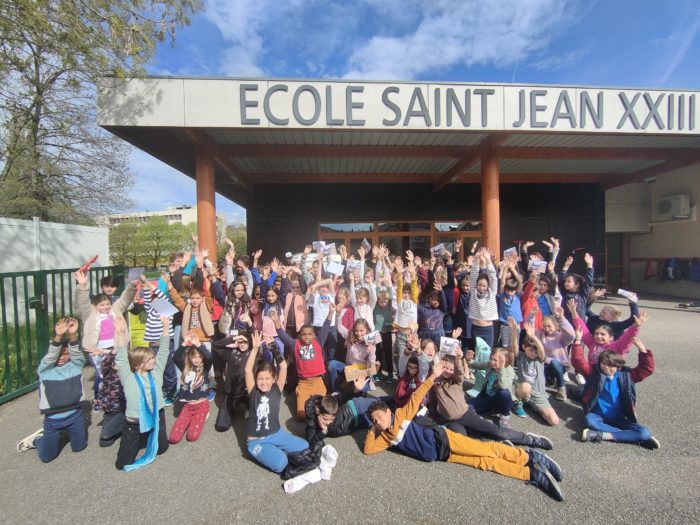 Bobets de la Mécanique à l’école Saint Jean XXIII